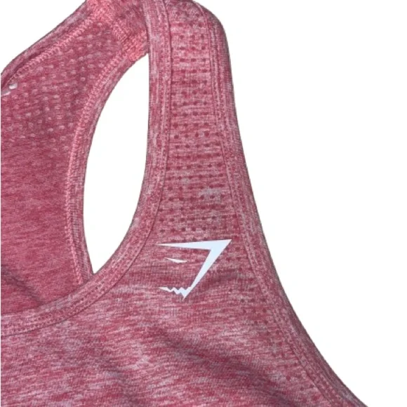 Gymshark Top Small Vital Seamless Vest Rose Slate Red - Picture 4 of 5
